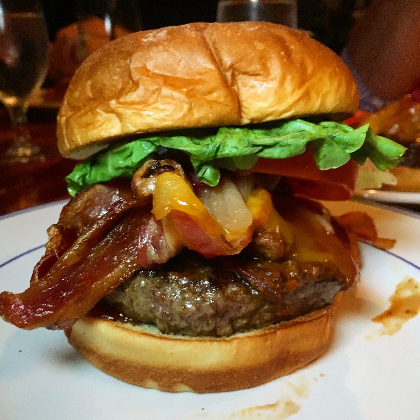 Homemade 6oz Chilli Burger,